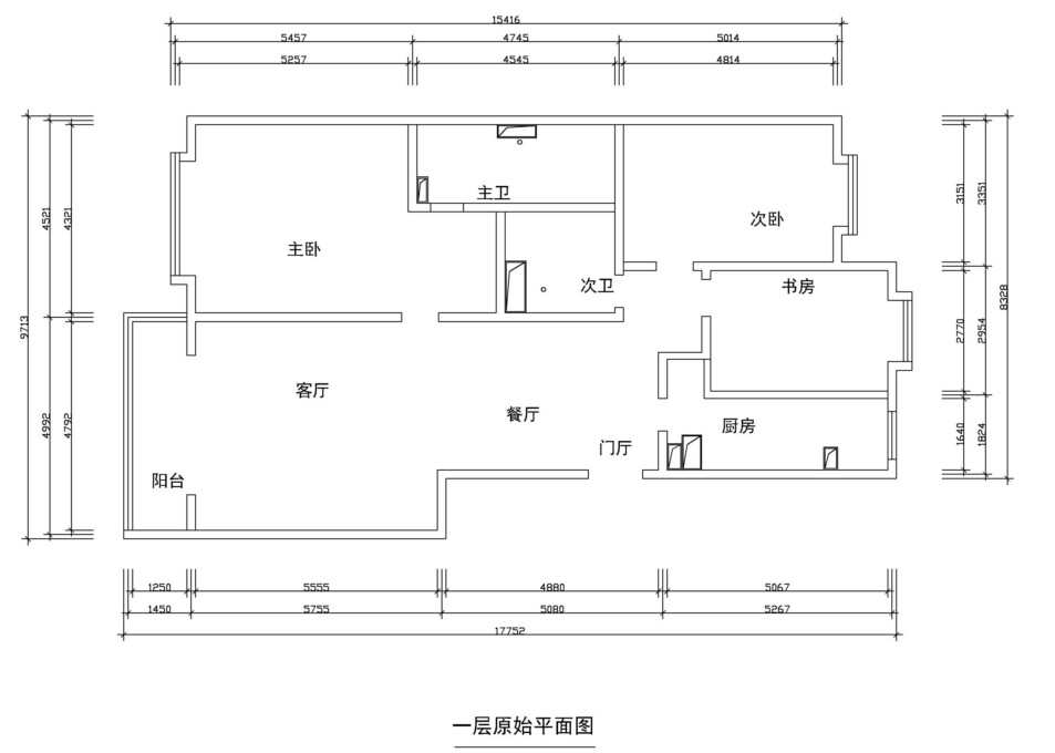 原始平面图