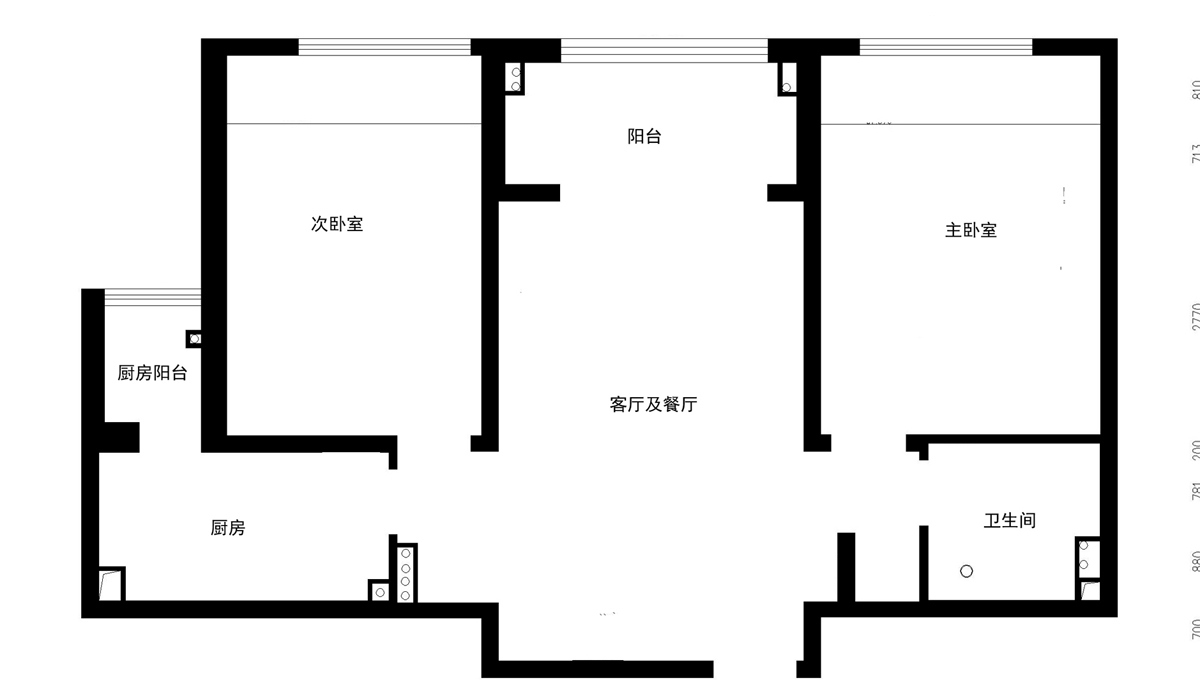 原始平面图