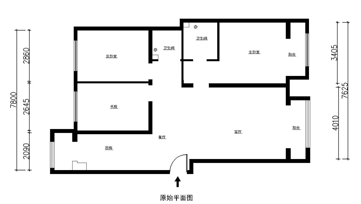 原始平面图