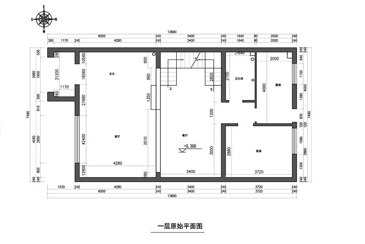 一楼原shi平面图