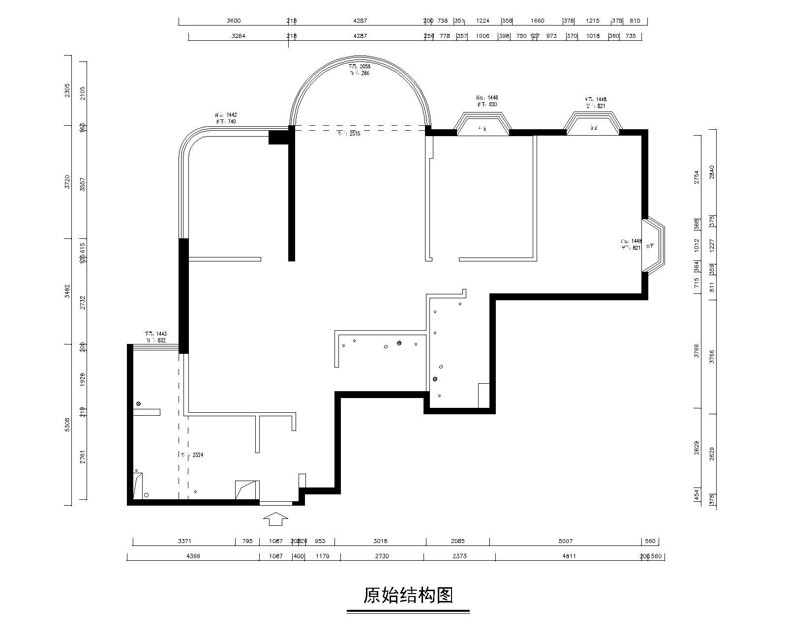 原始平面图