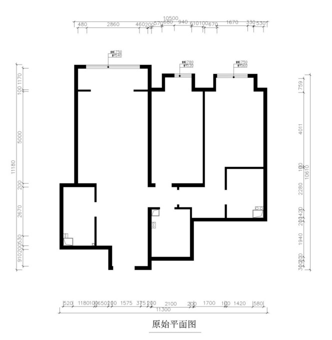 原始平面图