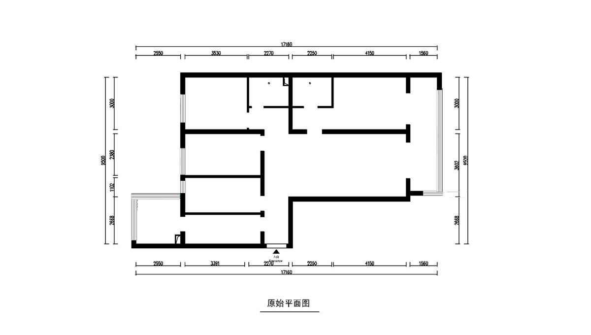 原始平面图