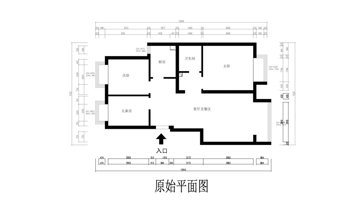 原始平面图