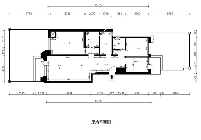 原始平面图