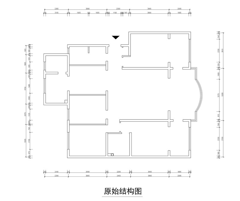 原始平面图