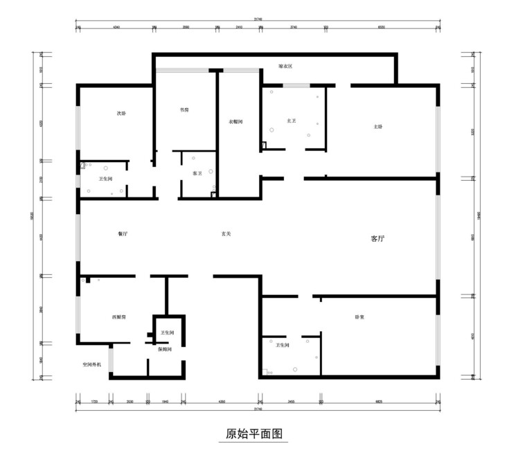 原始平面图