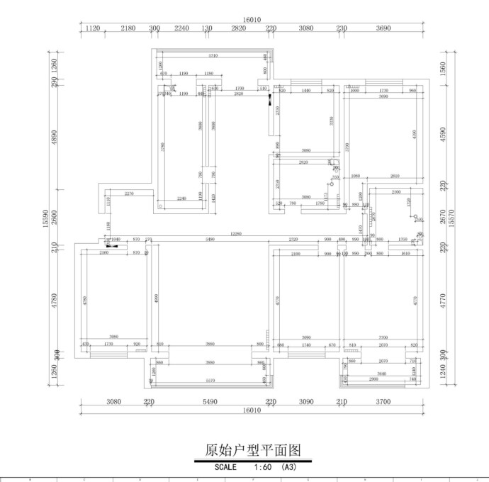 原始平面图