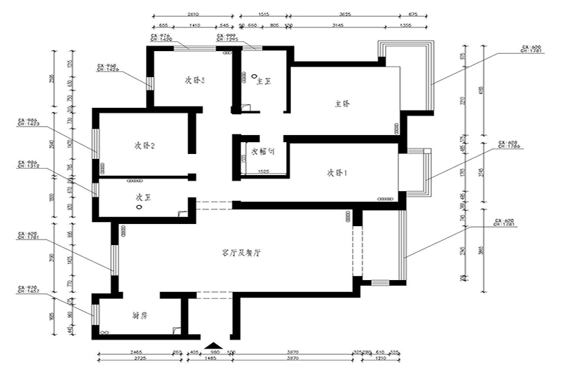 原始平面图