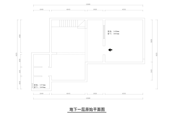 原始结构图一层