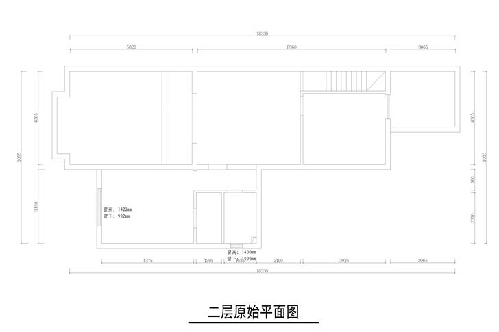 二层原始结构图