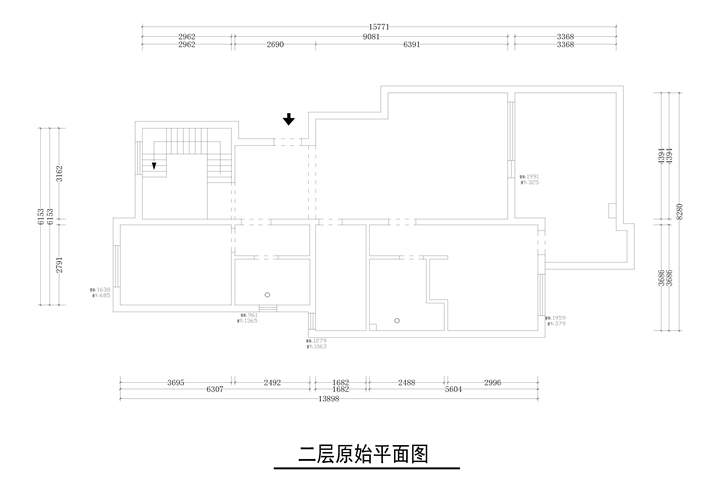 二层原shi平面图