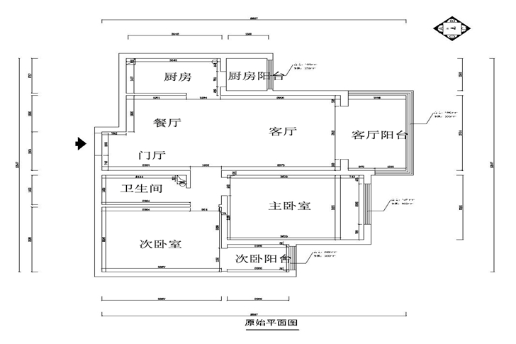 原shi平面图