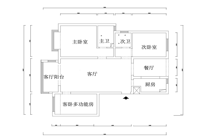 原始平面图