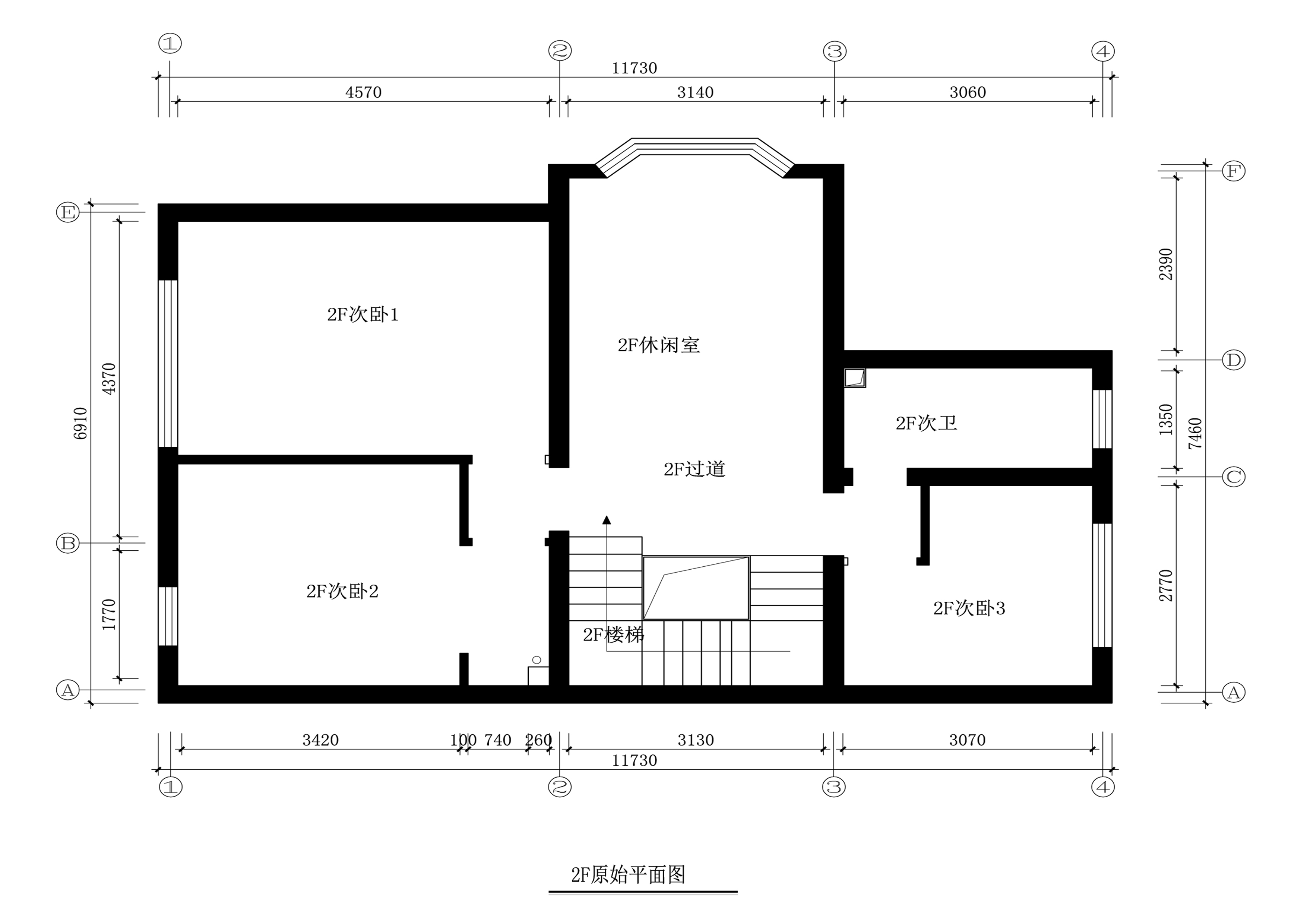 二层原始平面