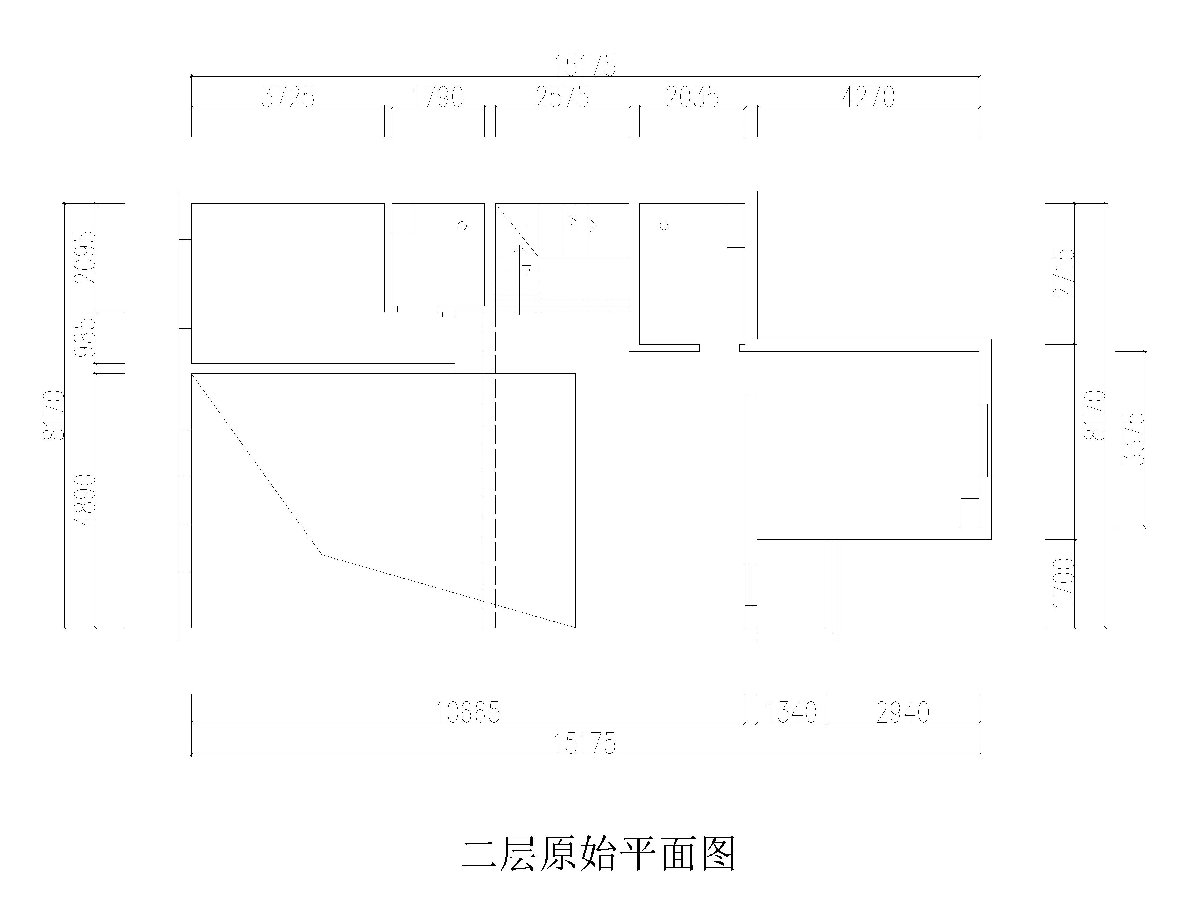 二层原shi平面图