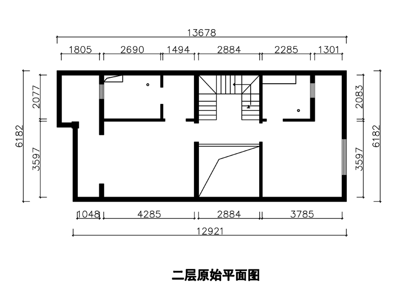 二层原shi结构图