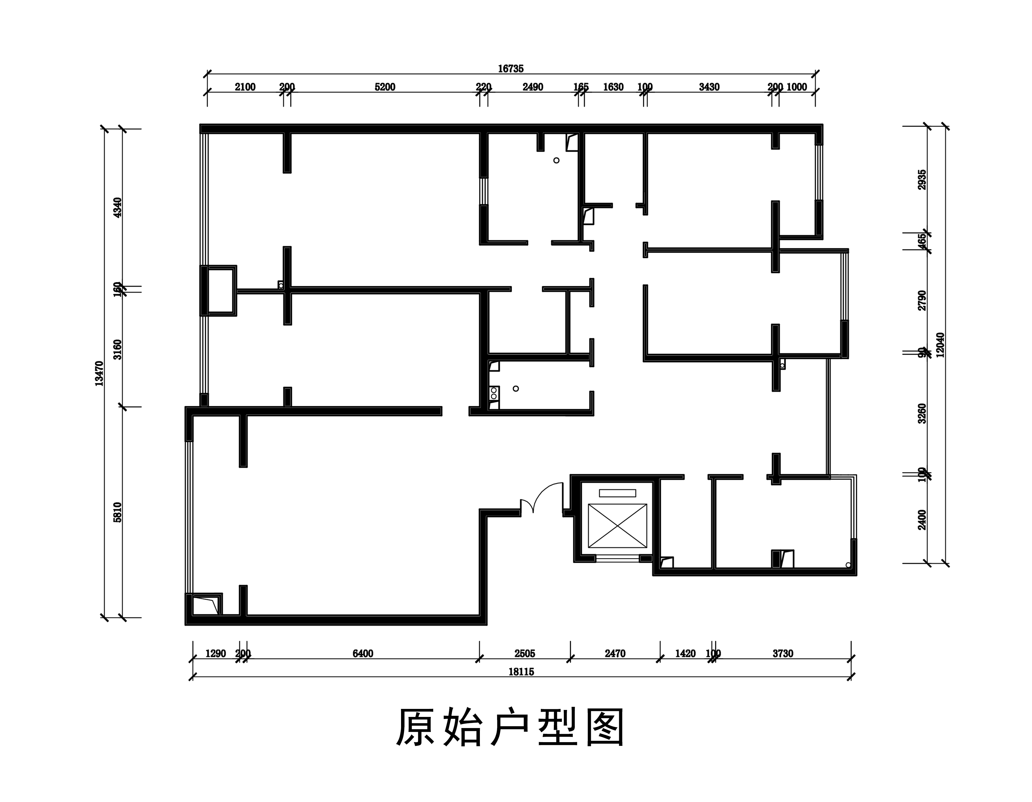 原shi户型图