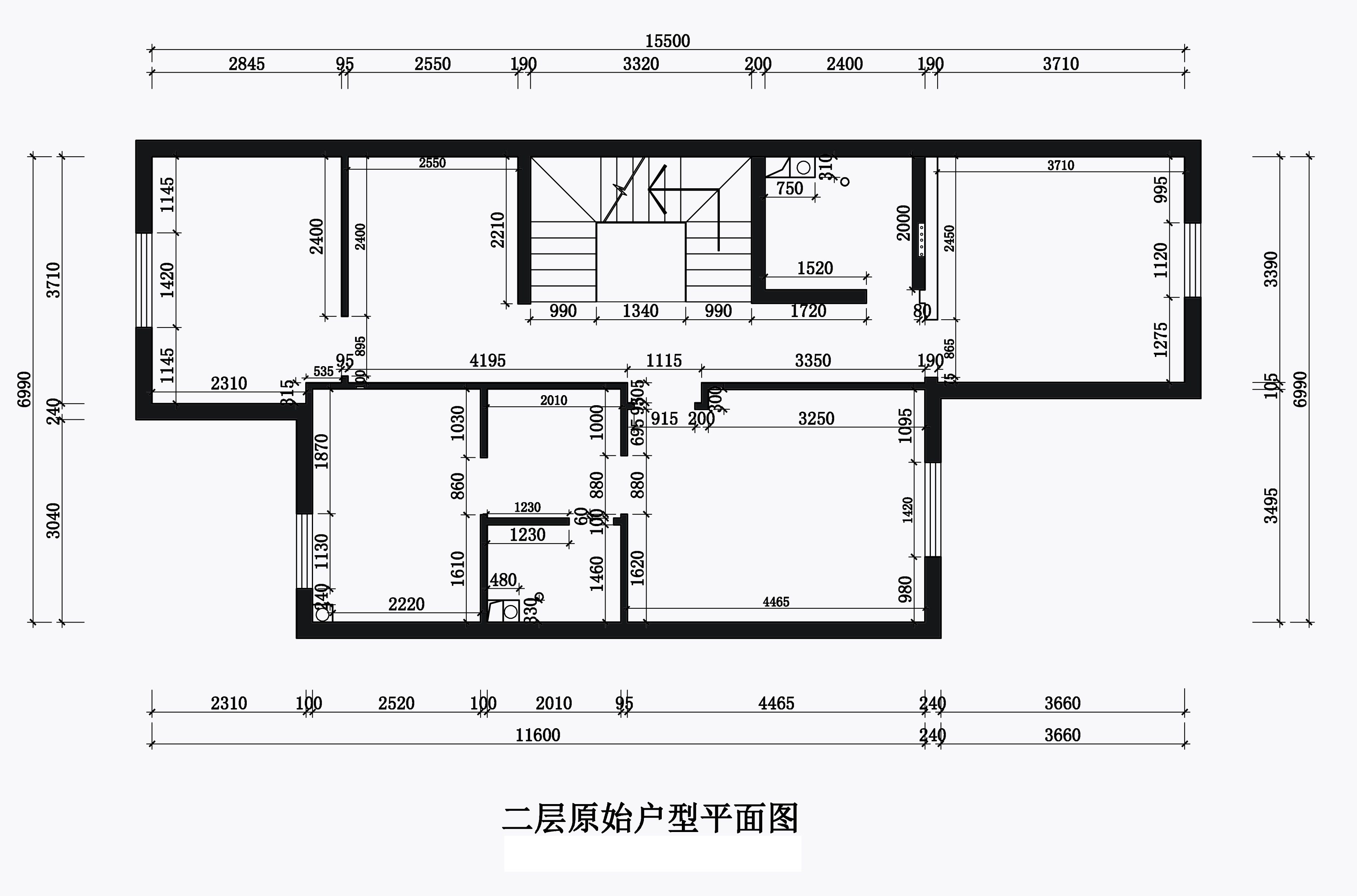 二层原shi平面图