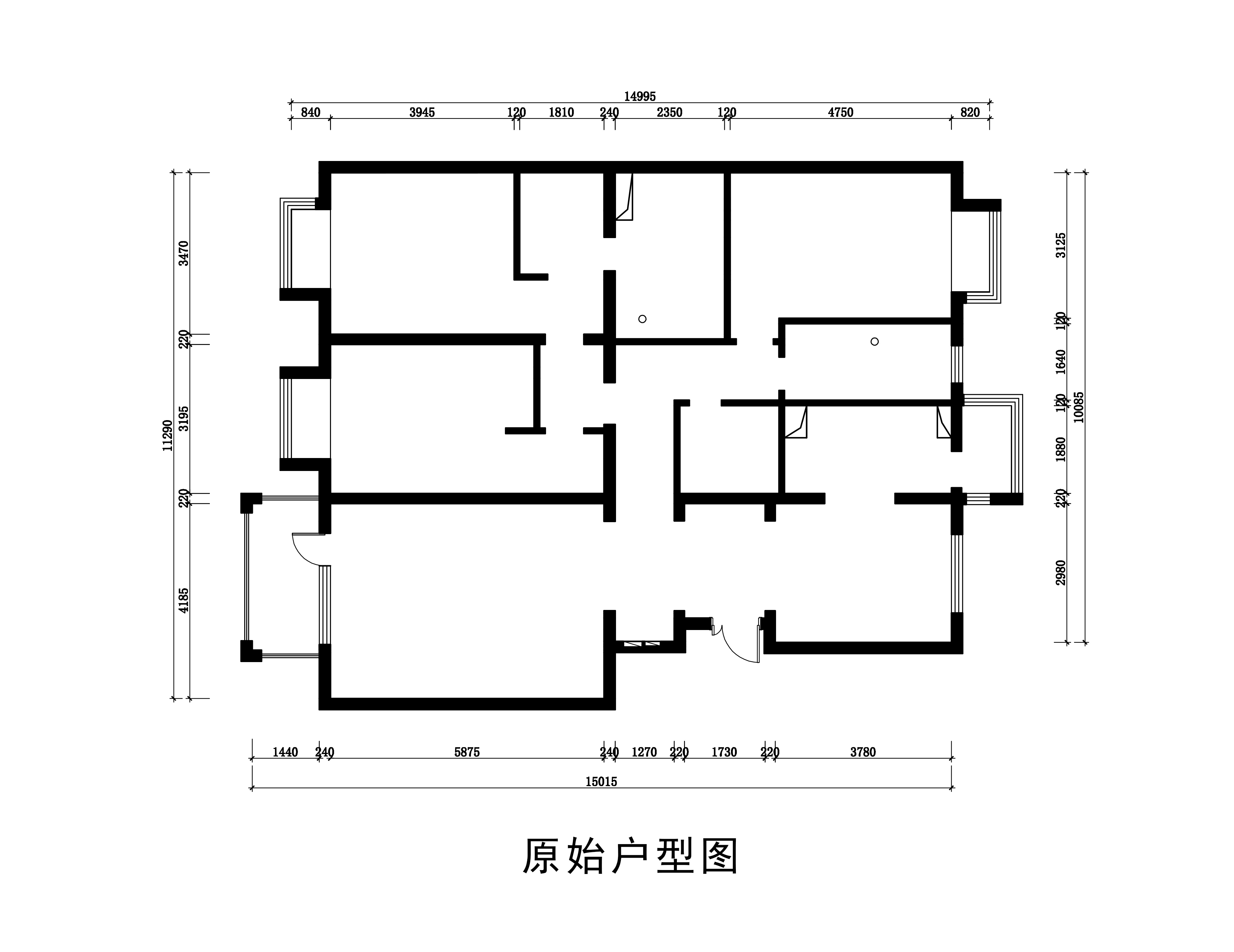 原始户型图