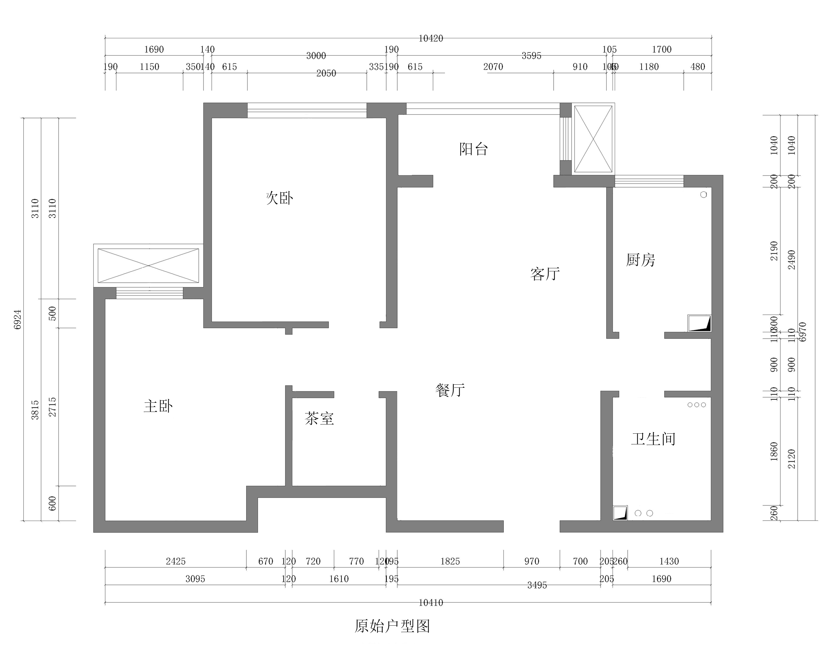 原始户型图