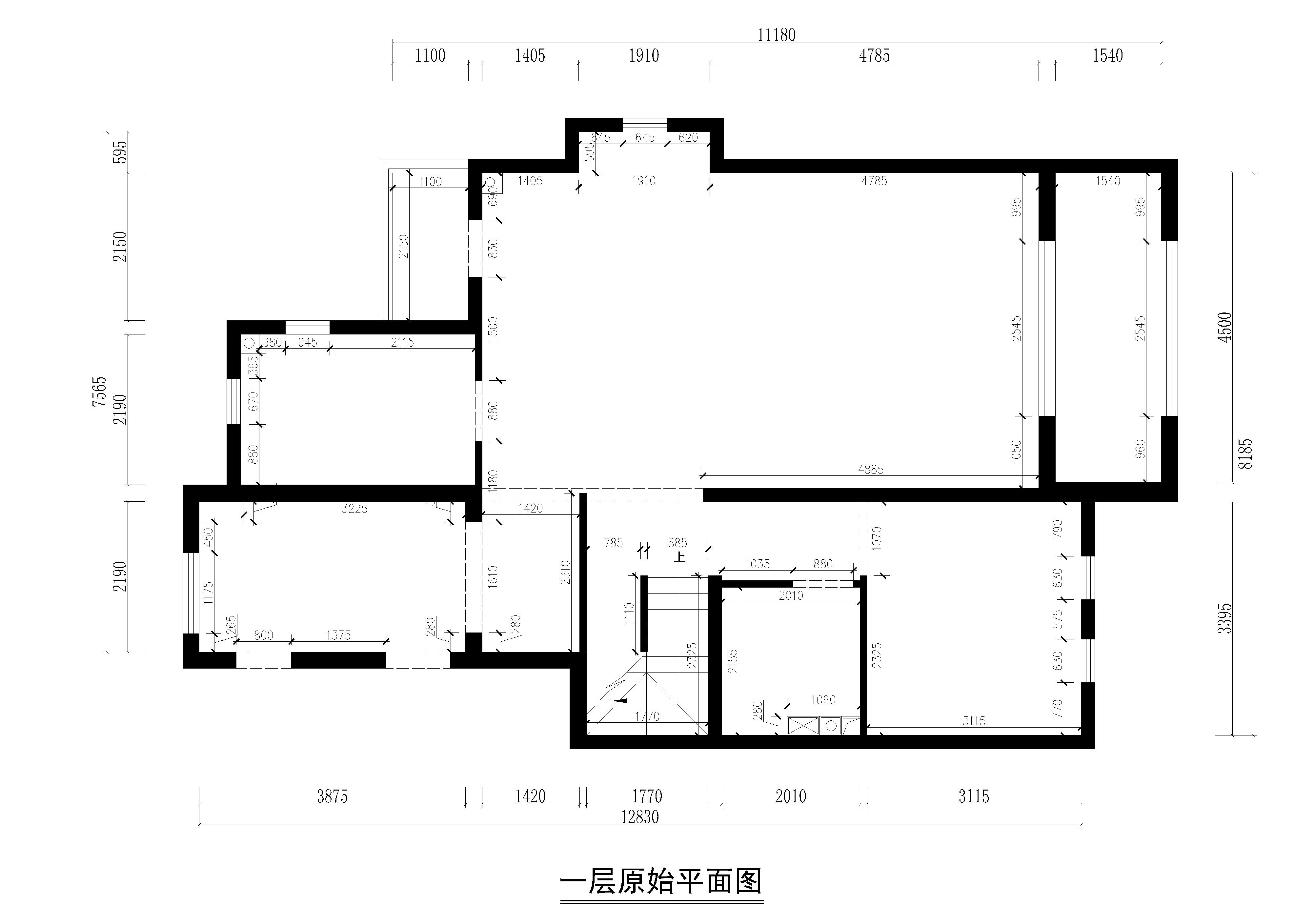 一层原始平面