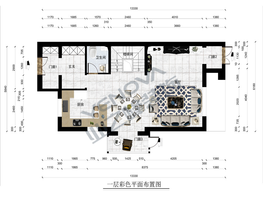 一层平面部署图