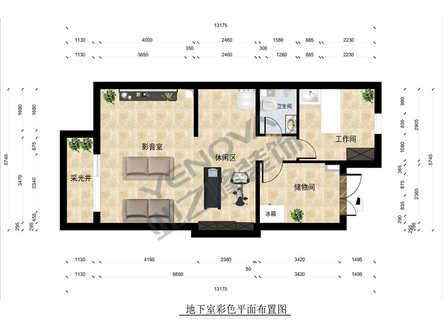 地下平面部署图