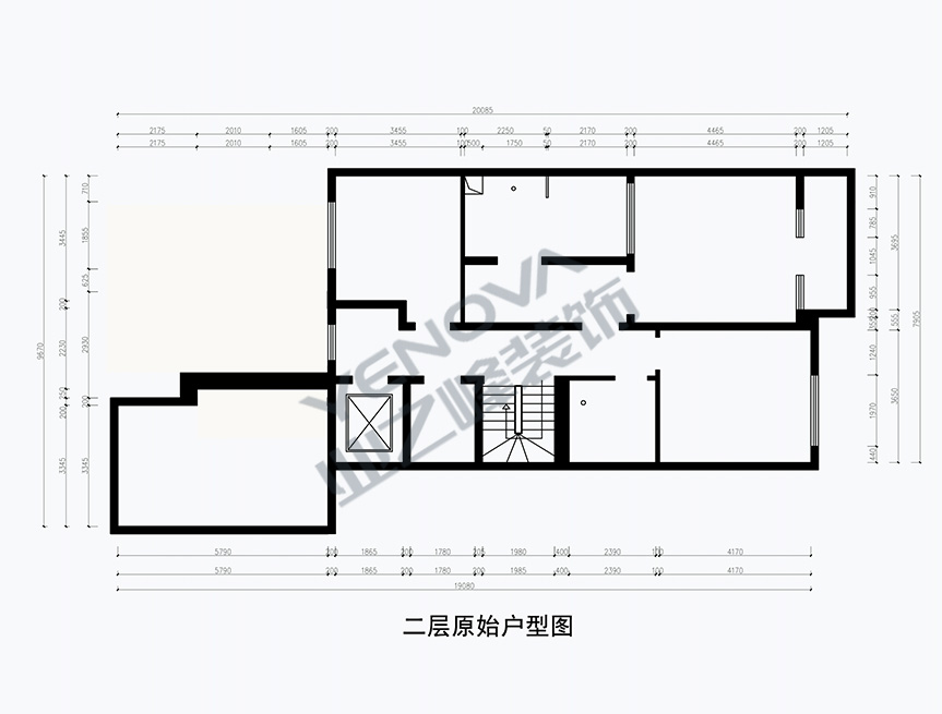 二层原shi平面图