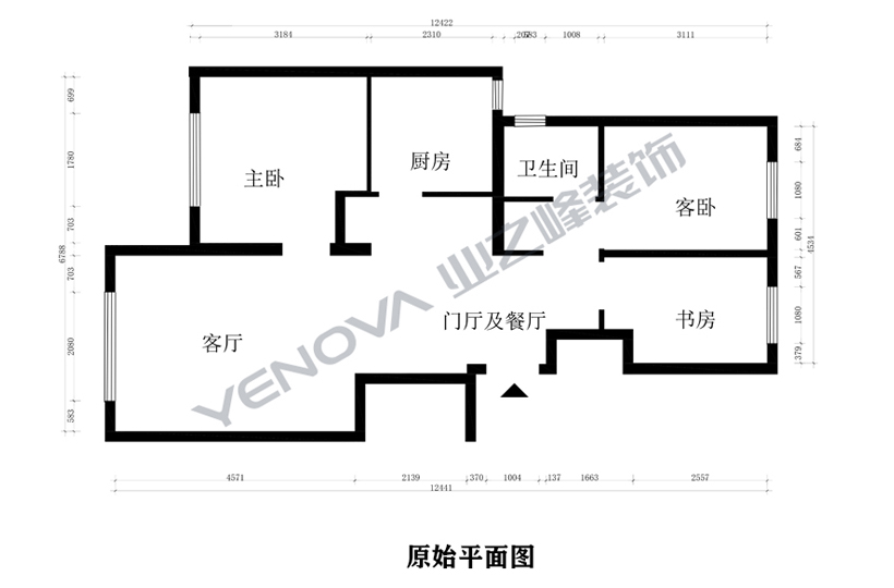 原始平面图