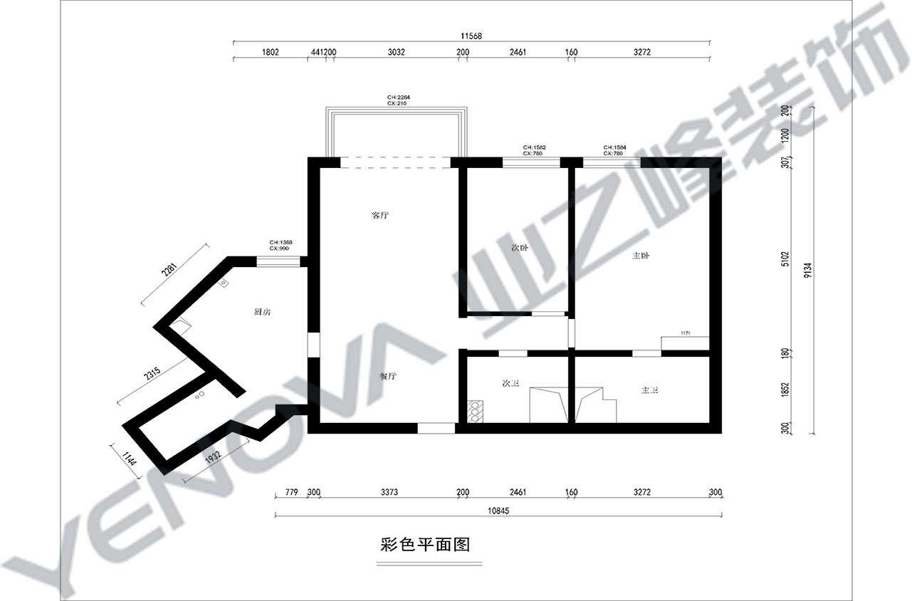 原始平面图