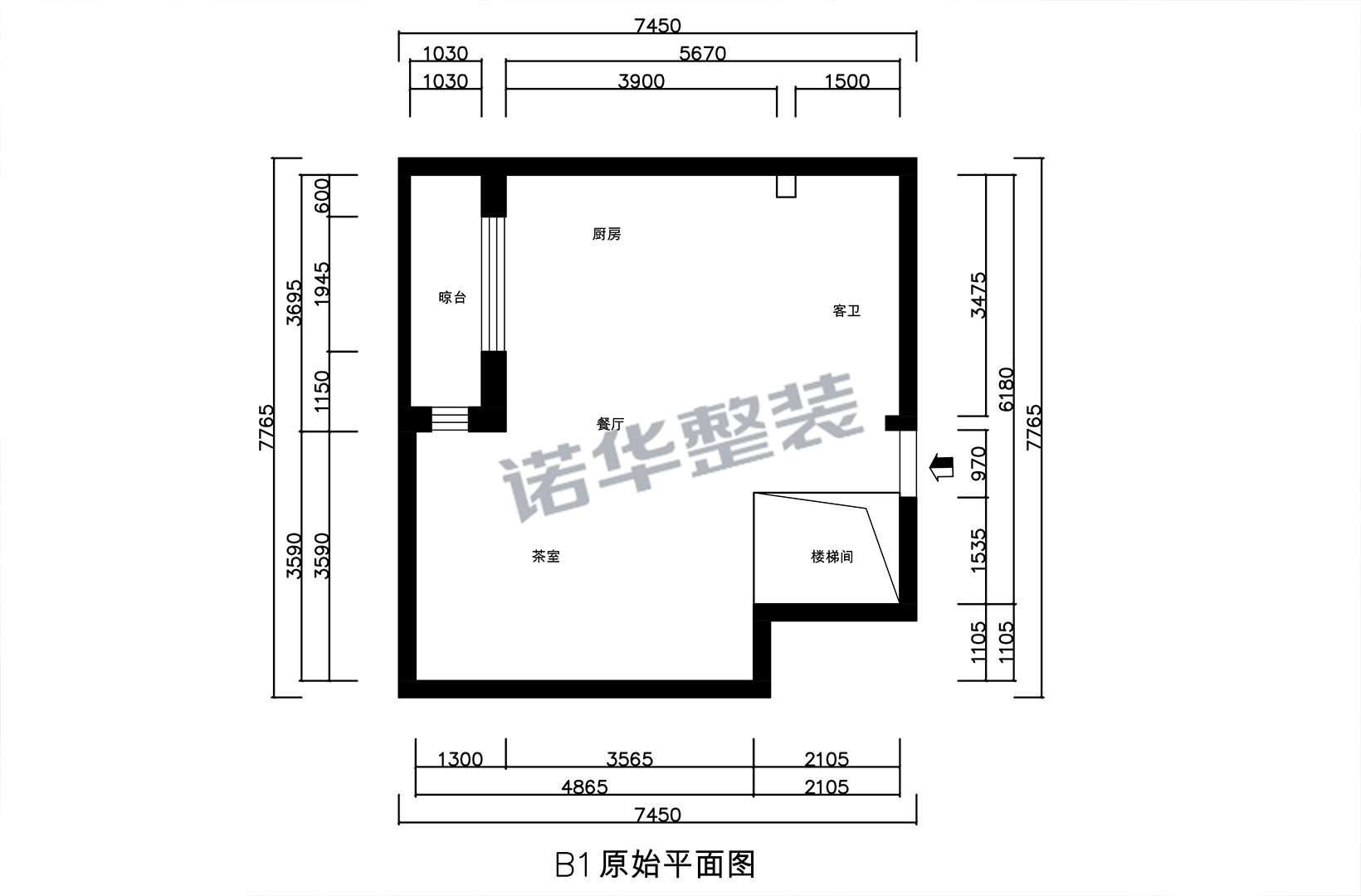 地下一层结构图