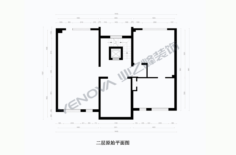 二层原始结构图