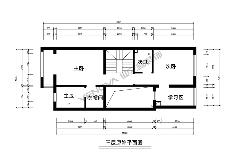 二层原shi平面图