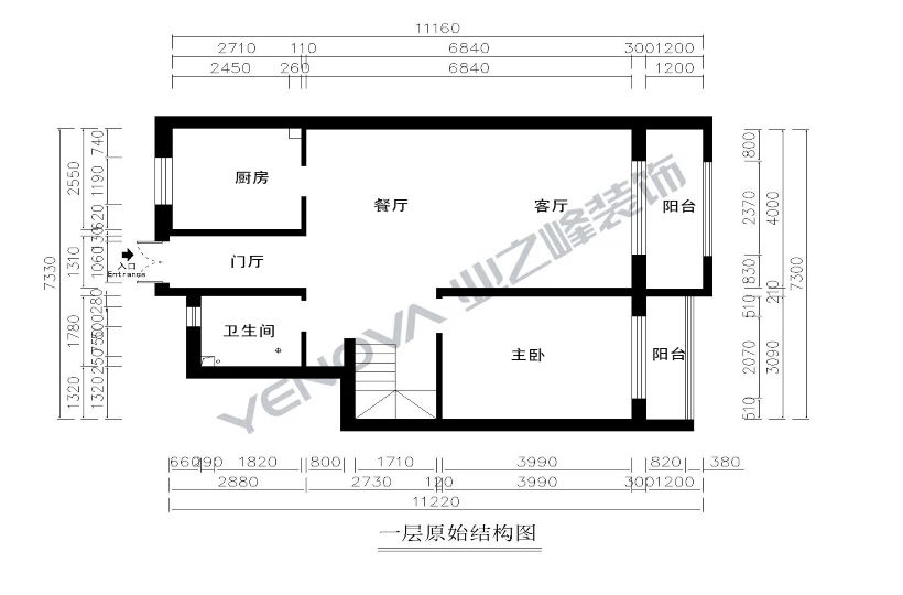 一层原始结构图