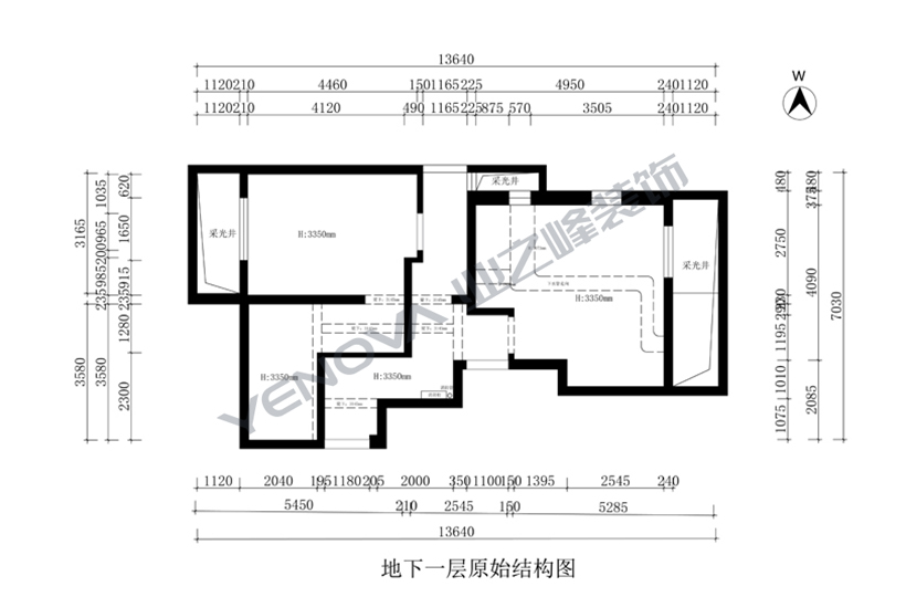 负一层结构图