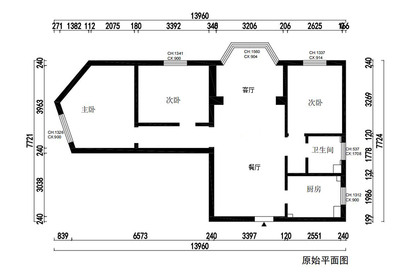 原始平面图