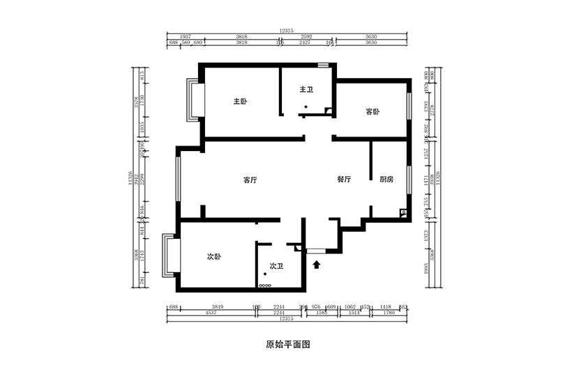 原shi平面图