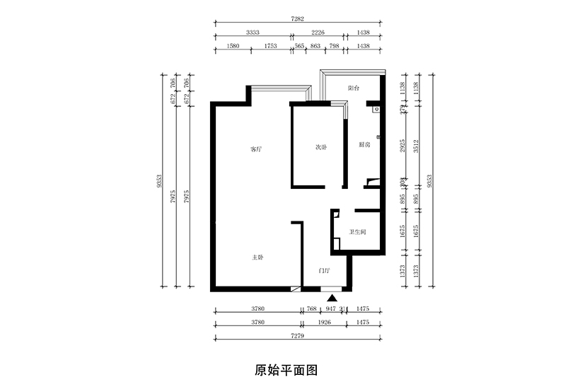 原始平面图