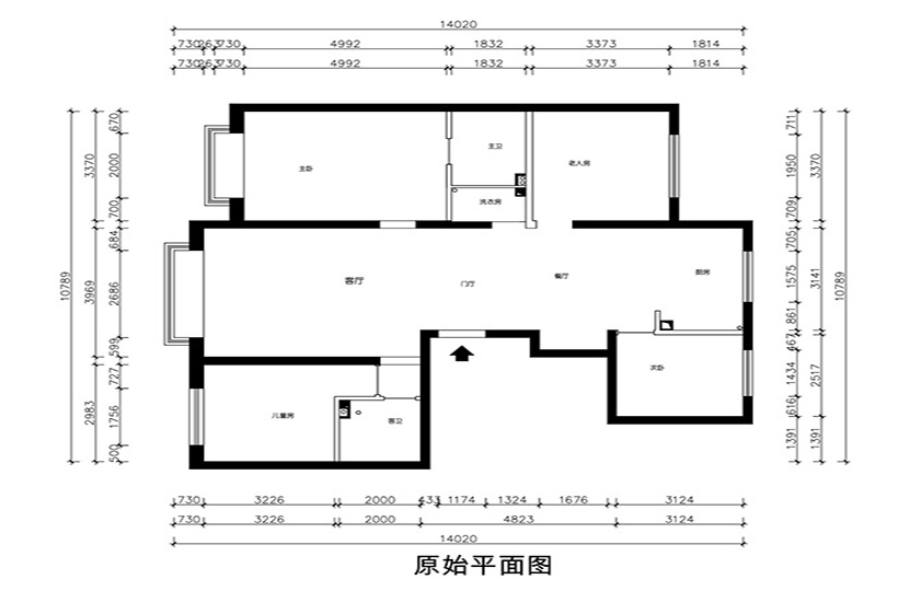 原shi平面图