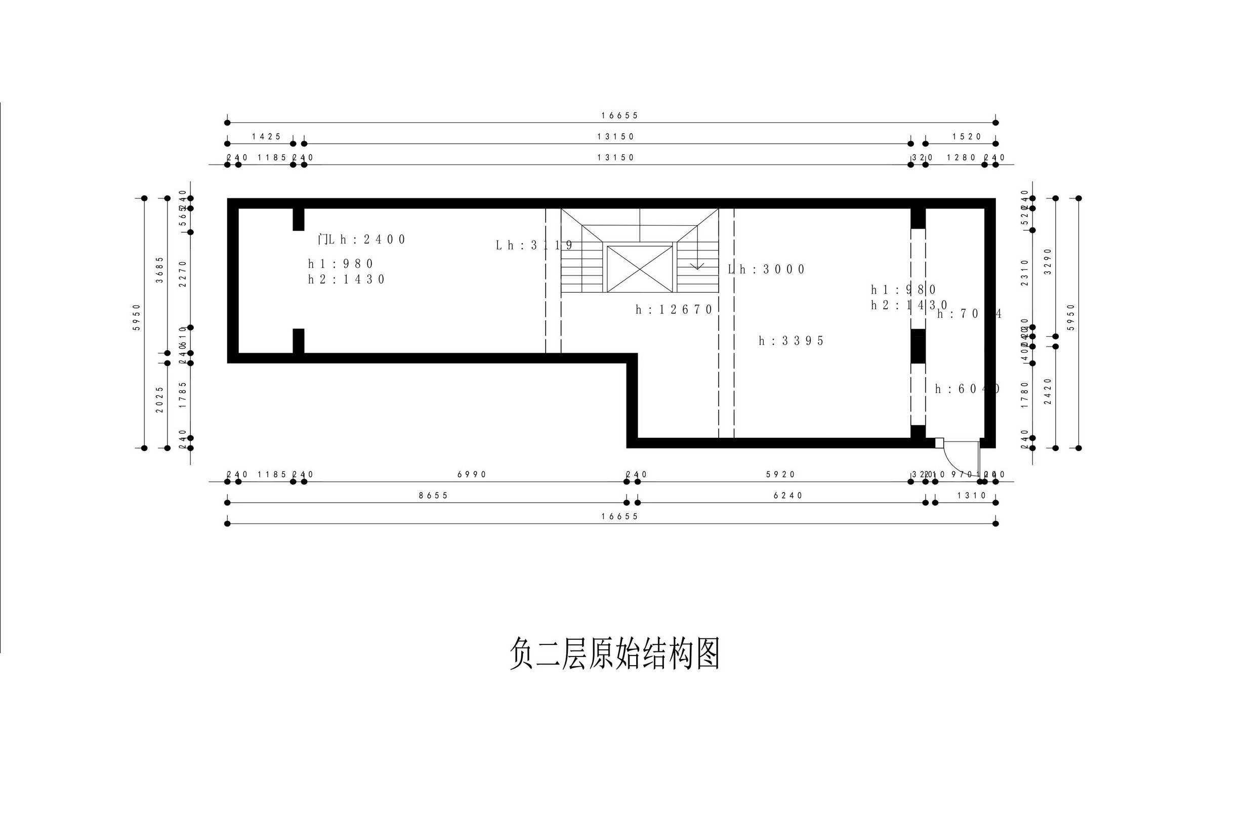 负二层结构图