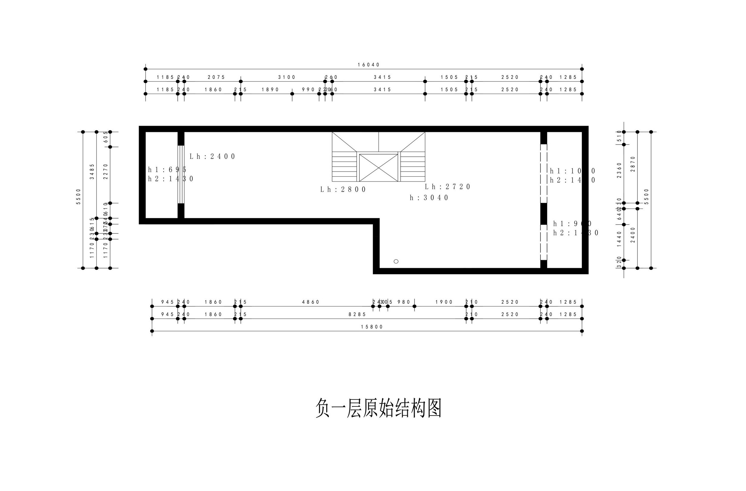 负一层结构图