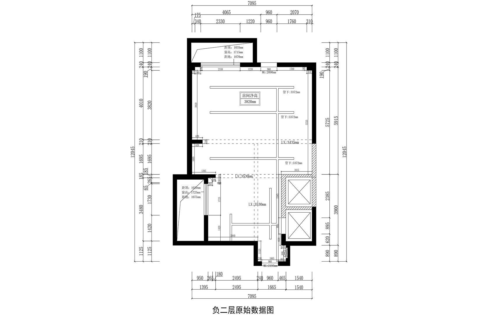 负二层原shi平面图