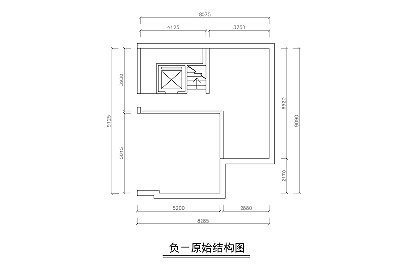 负层原始结构图