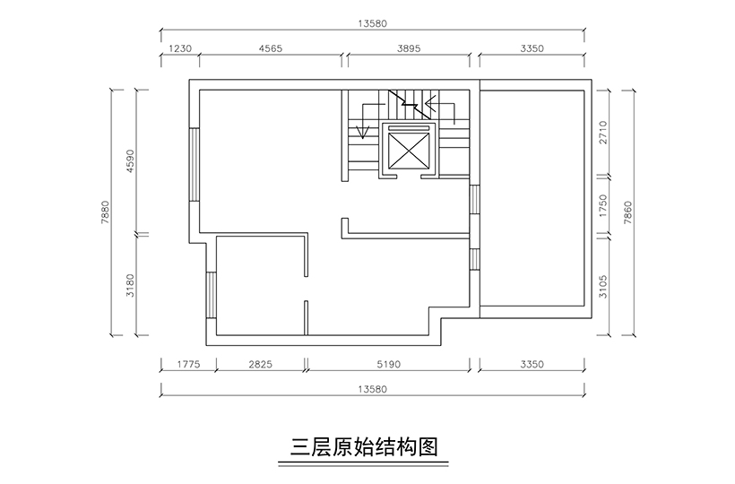 三层原始结构图