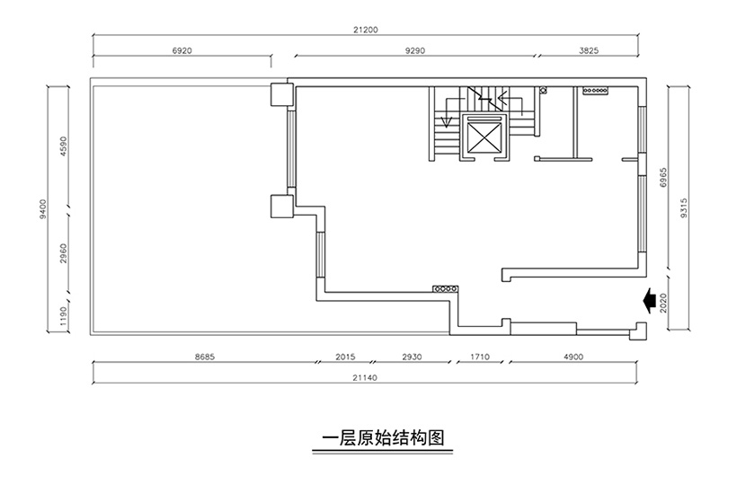 一层原始结构图