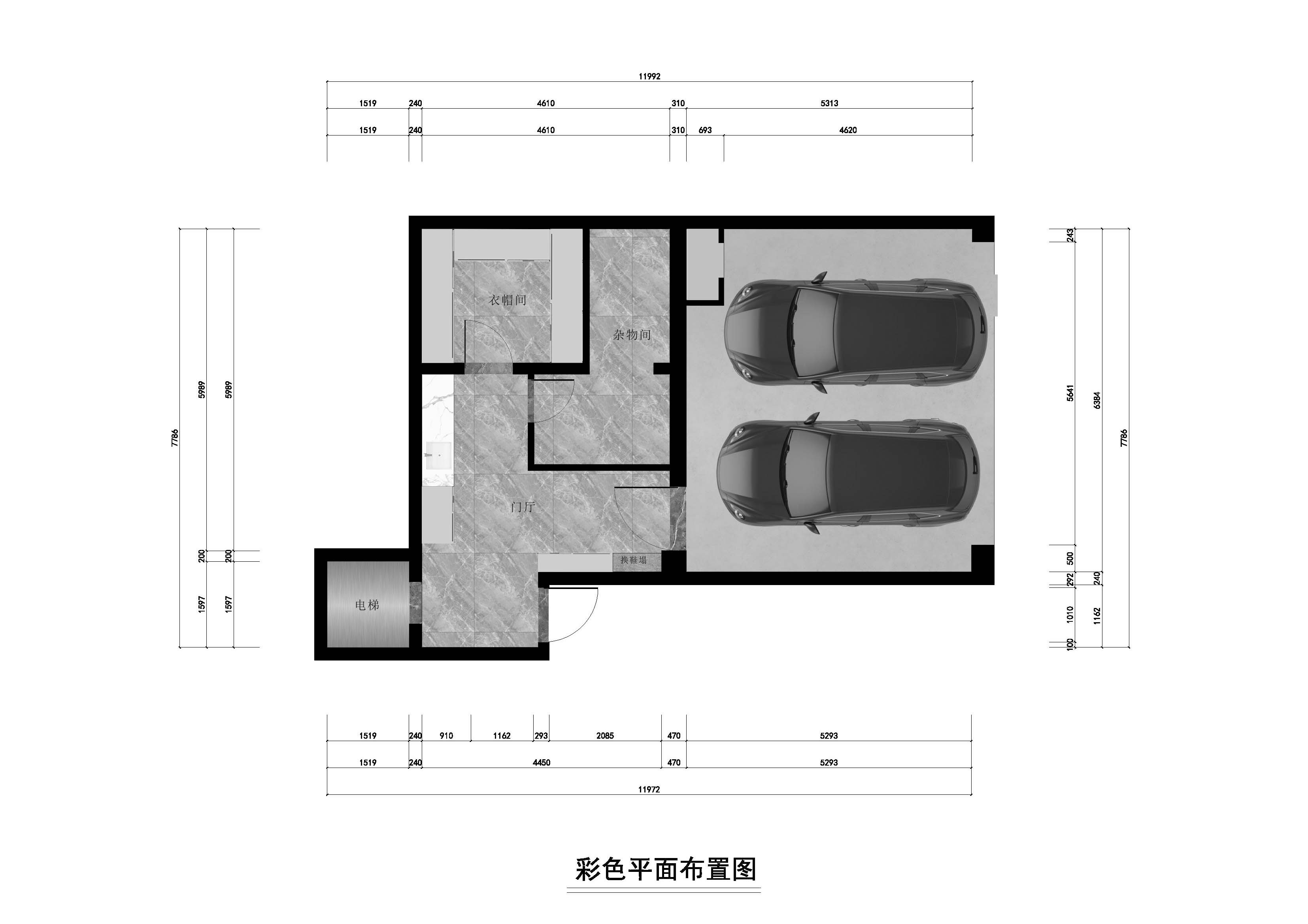 B2彩色平面图