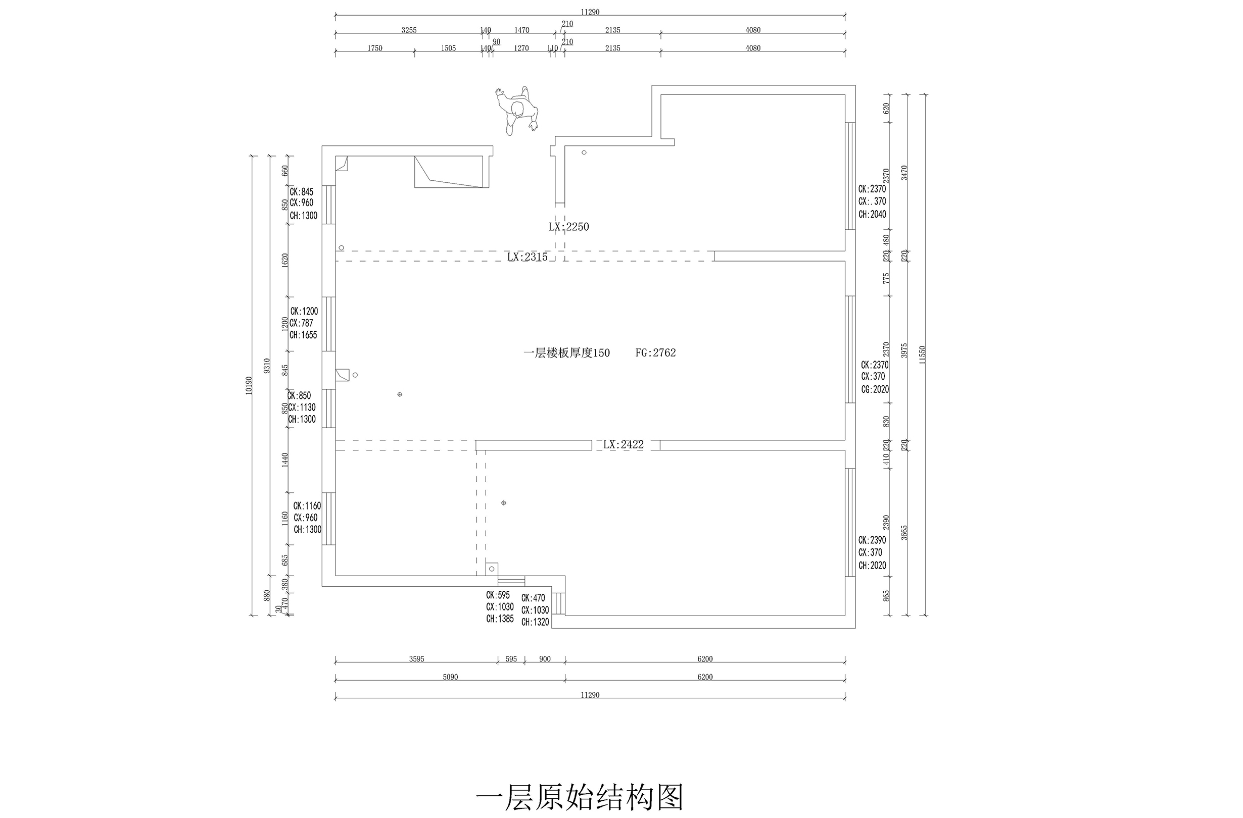 一层原始结构图