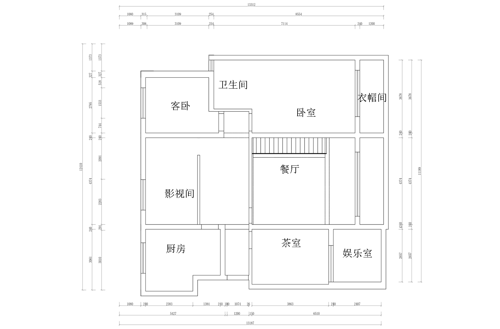 负一层原shi结构图