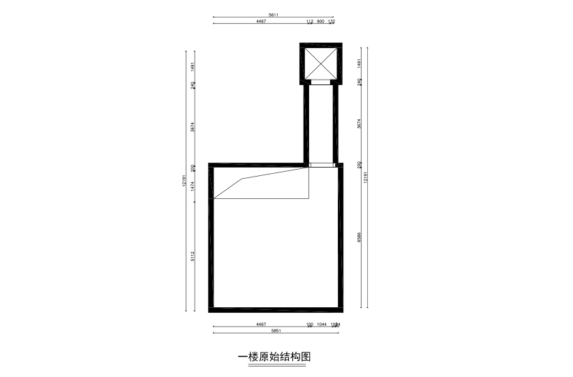 一层原始结构图